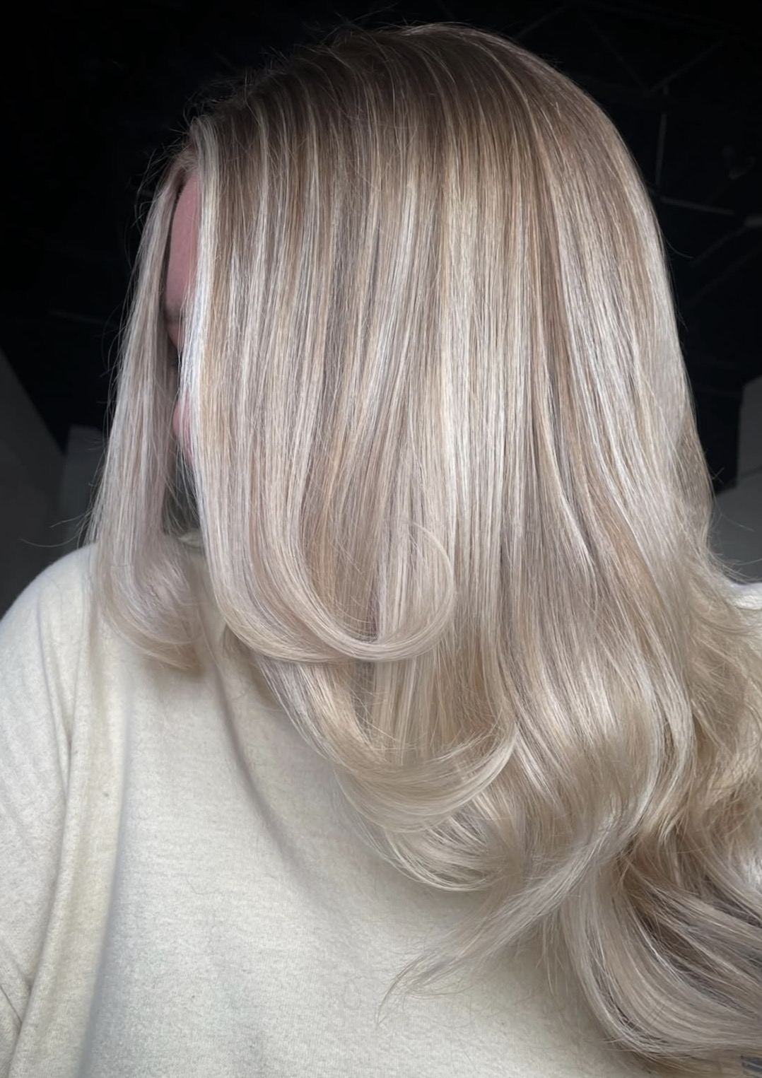 Platinum blonde transformation